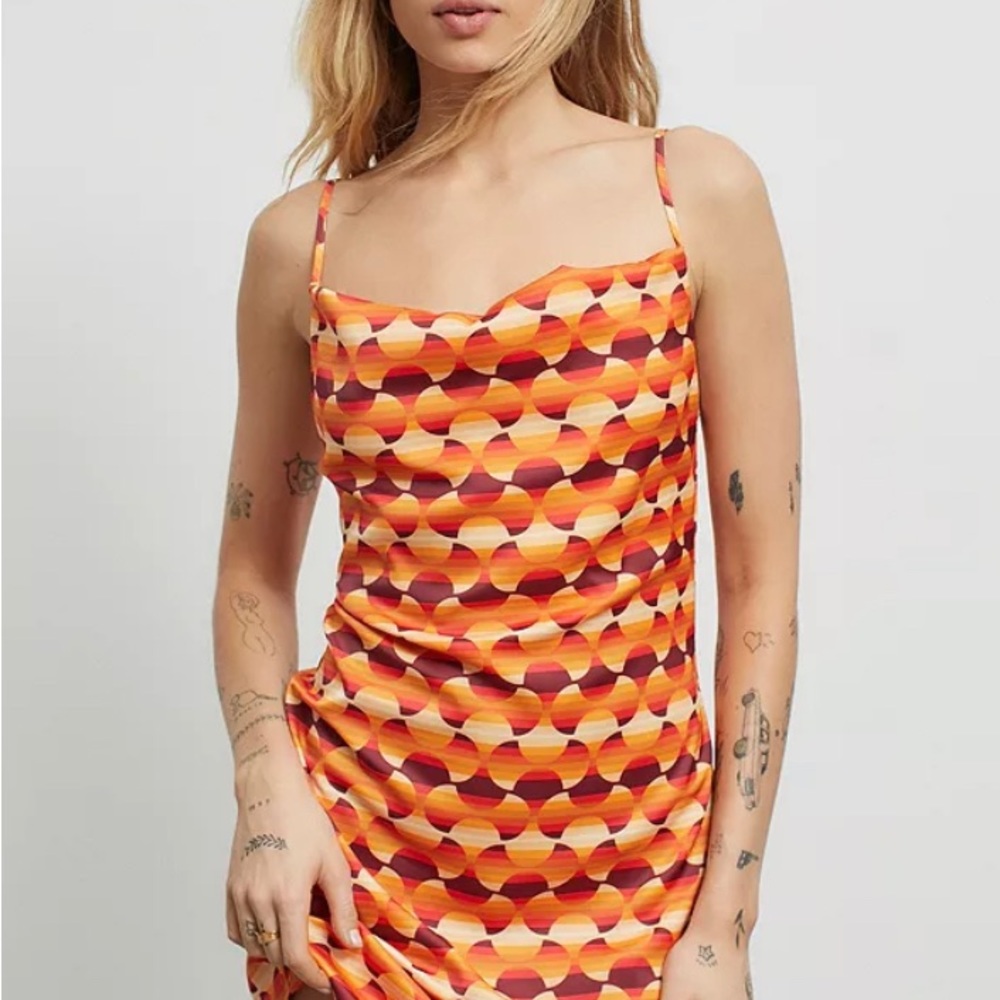 UO Cowl Neck Slip Dress